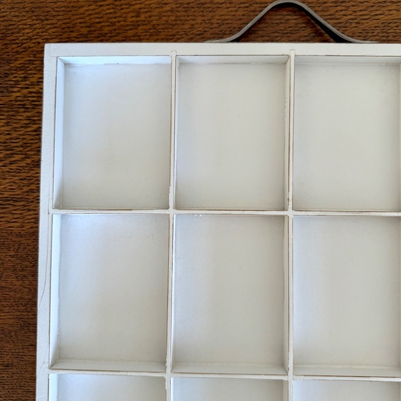 7Gypsies Antique Artist Printer's Tray, White - Picture 16 of 16